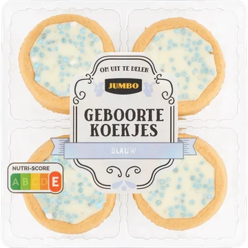 Jumbo Geboortekoekjes Blauw 191 g