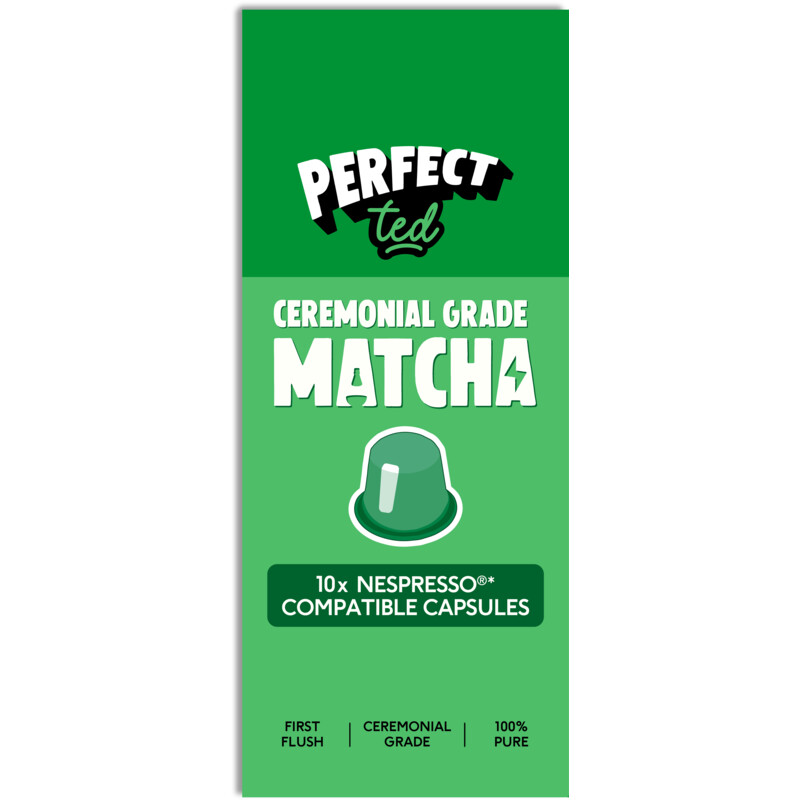 Perfect Ted Ceremonial grade matcha capsules
