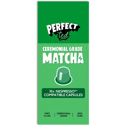 Perfect Ted Ceremonial grade matcha capsules