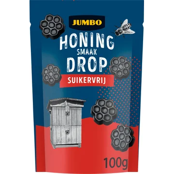 Jumbo Honing Smaak Drop Suikervrij 100 g
