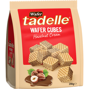 Tadelle Kubuswafel Hazelnoot 200g