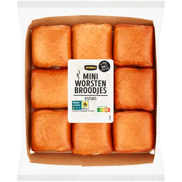 Jumbo Mini Worstenbroodjes 9 Stuks