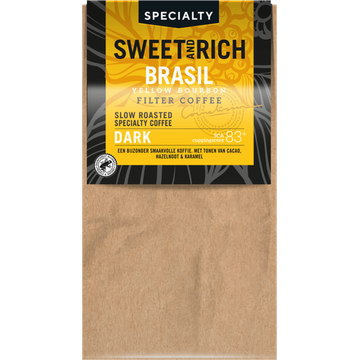 Specialty Brasil Yellow Bourbon Filter Coffee Dark 250 g