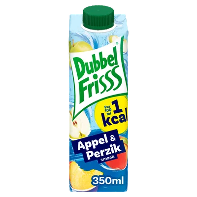 DubbelFrisss 1Kcal appel & perzik