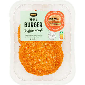 Jumbo Vegan Burger Oosterse Stijl 2 Stuks