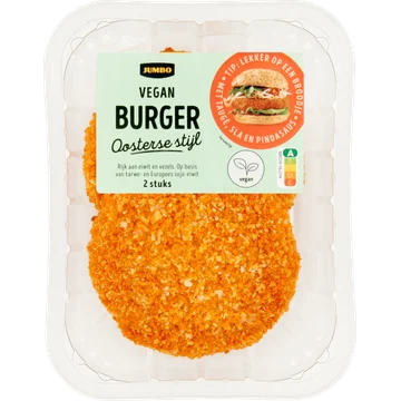 Jumbo Vegan Burger Oosterse Stijl 2 Stuks