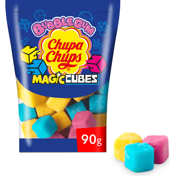 Chupa Chups Bubblegum Magic Cubes Pot 40 stuks