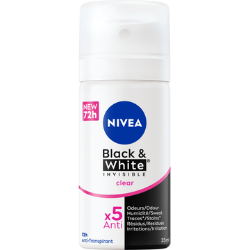 Nivea Black & White Invisible Deo Spray 35 ML