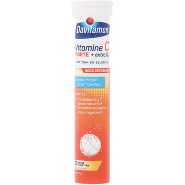 Davitamon Vitamine C Forte bruistabletten, 15 stuks