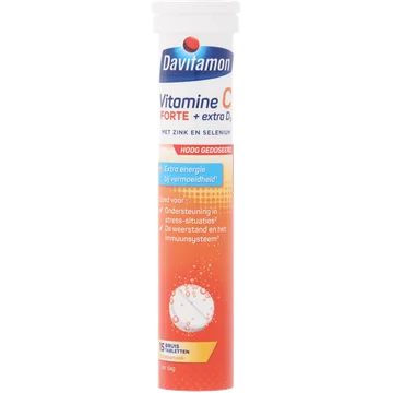 Davitamon Vitamine C Forte bruistabletten, 15 stuks