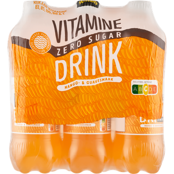 Jumbo Vitamine Drink  Zero Sugar Mango- & Guavesmaak 6 x 500ML
