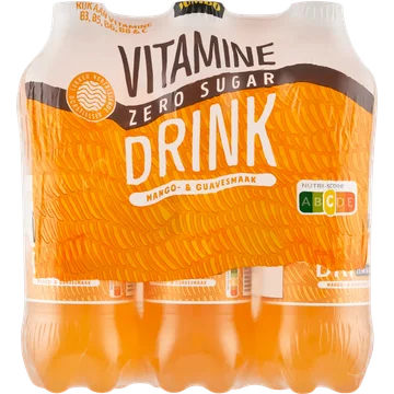 Jumbo Vitamine Drink  Zero Sugar Mango- & Guavesmaak 6 x 500ML