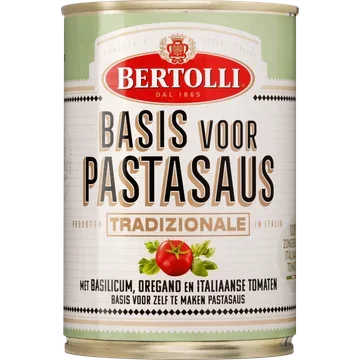 Bertolli Basis voor Pastasaus Tradizionale met Basilicum, Oregano en Italiaanse Tomaten 400 g