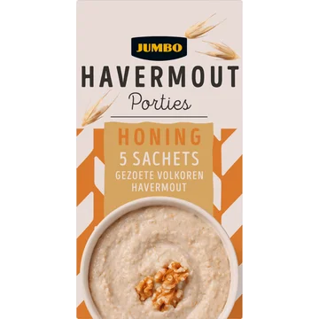 Jumbo Havermout Porties Honing 5 x 27 g
