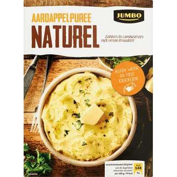 Jumbo Naturel Aardappelpuree Zakjes 2 x 138 g
