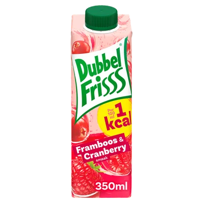 DubbelFrisss 1kcal framboos & cranberry