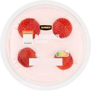 Jumbo Bavarois Aardbei 110 g