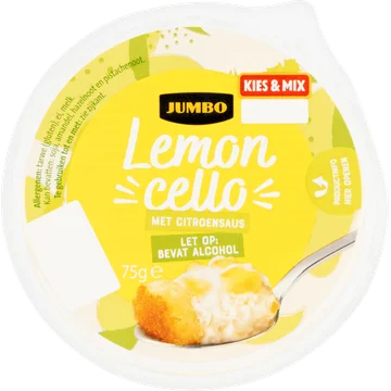 Jumbo Lemoncello Toetje met Citroensaus 75 g - Bevat Alcohol