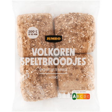 Jumbo - Volkoren Speltbroodjes - 4 Stuks