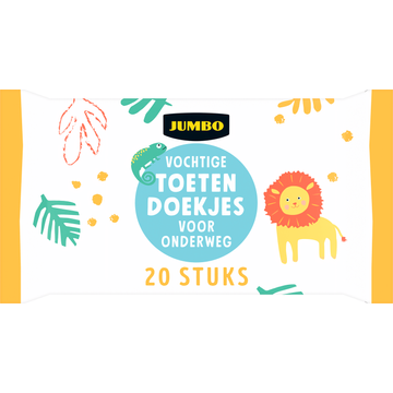 Jumbo Vochtige Toetendoekjes voor Onderweg 20 Stuks