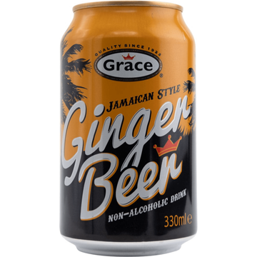 Grace Ginger Beer Jamaican Style Alcoholvrij Blik 330ML