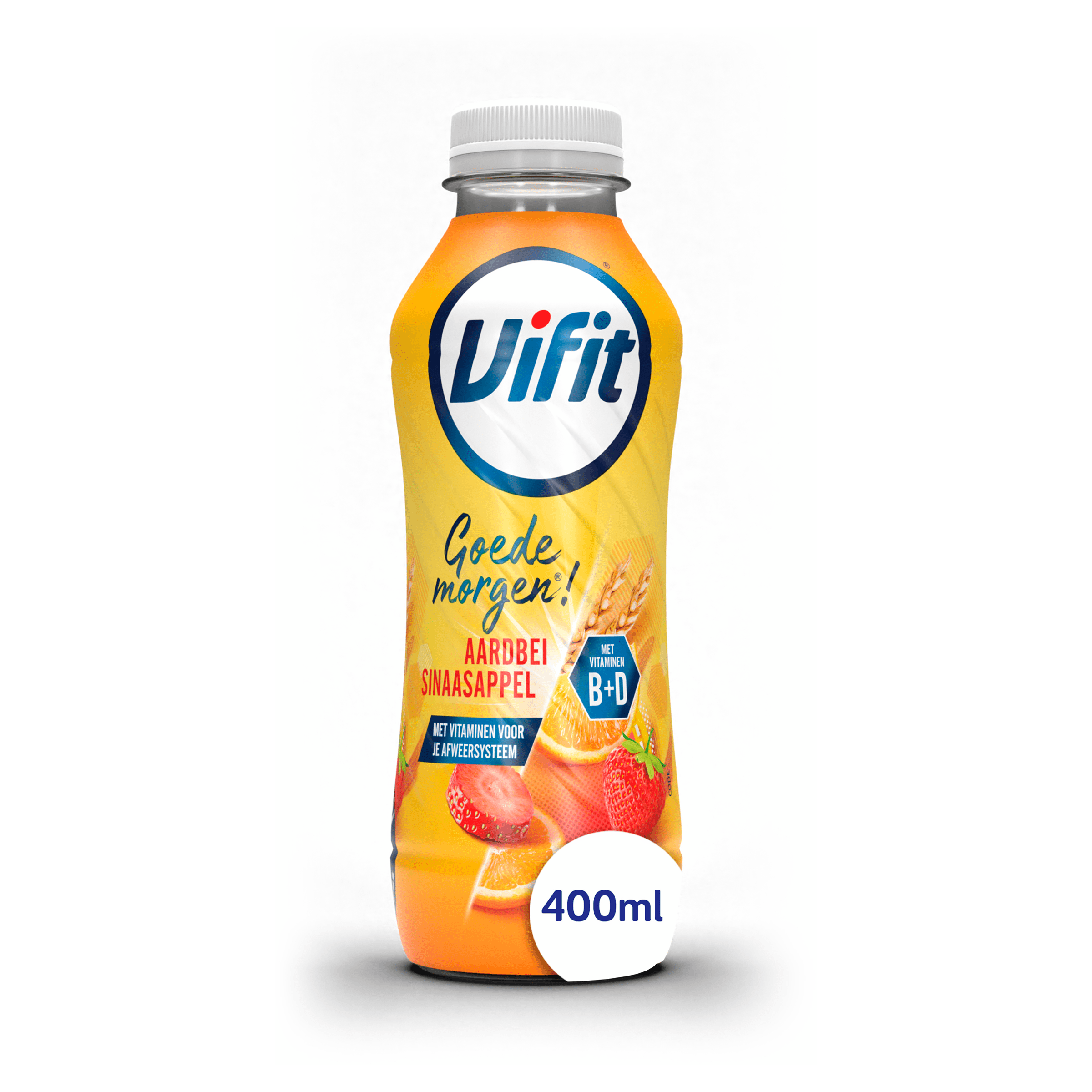 Vifit Goedemorgen! Drinkzuivel Aardbei/Sinaasappel 400 ml