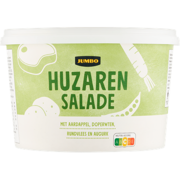 Jumbo Huzarensalade met Aardappel, Doperwten, Rundvlees en Augurk 1kg