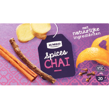 Jumbo Spices Chai 20 Stuks