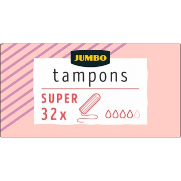Jumbo Tampons Super 32 Stuks