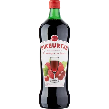 Siebrand - Pikeurtje Frisse Vruchtenwijn Frambozen en Bessen - 1L