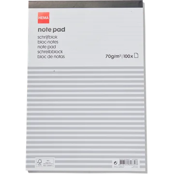 HEMA Schrijfblok A4