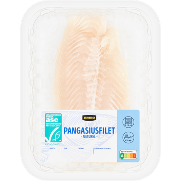 Jumbo Pangasiusfilet Naturel ca. 165 g