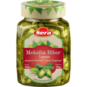 Sera Pickled Sliced Jalapeno Peppers 340 g