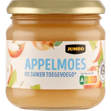 Jumbo Appelmoes 0% Suiker Toegevoegd 190 g