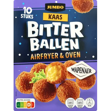 Jumbo Kaas Bitterballen Airfryer & Oven Wapenaer 10 Stuks