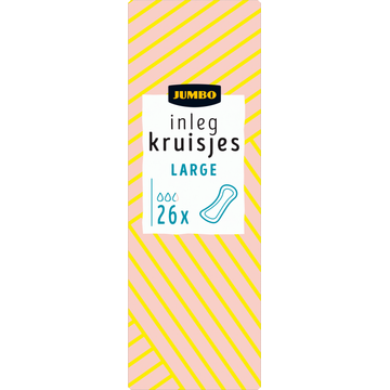 Jumbo Large Inlegkruisjes 26 Stuks