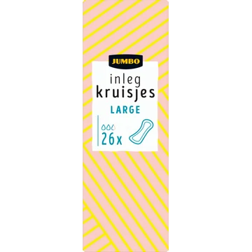Jumbo Large Inlegkruisjes 26 Stuks