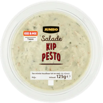 Jumbo Salade Kip Pesto 125 g