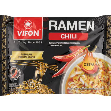 Vifon Ramen Chili Flavour Instant Noodle Soup (Hot) 80 g