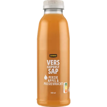 Jumbo Vers Sap Perzik, Appel & Passievrucht 500ML