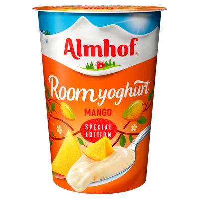 Almhof roomyoghurt mango special edition 500 g