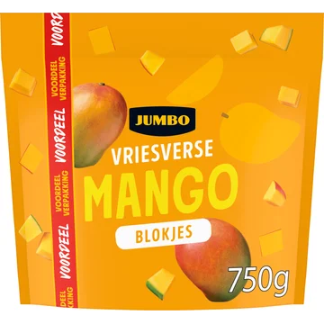 Jumbo Vriesverse Mango Blokjes Voordeelverpakking 750 g