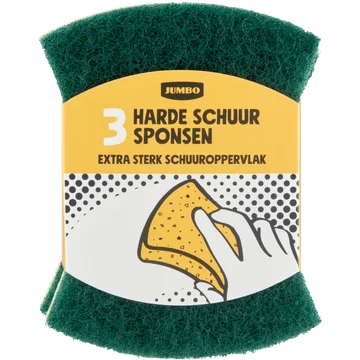 Jumbo Harde Schuursponsen 3 Stuks