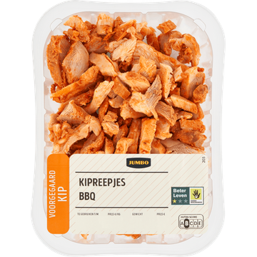 Jumbo Voorgegaard Kipreepjes BBQ 135 g