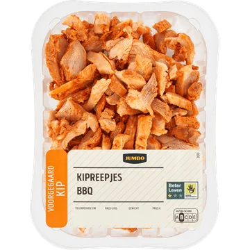 Jumbo Voorgegaard Kipreepjes BBQ 135 g