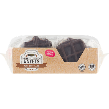 Jumbo Mini Luikse Wafels Pure Chocolade 8 Stuks
