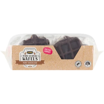 Jumbo Mini Luikse Wafels Pure Chocolade 8 Stuks