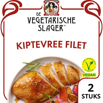 De Vegetarische Slager Kiptevree Filet Vegan 180 g