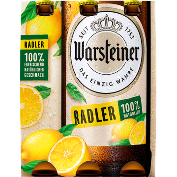 Warsteiner - Premium Radler - Fles - 6 x 330ML
