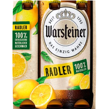 Warsteiner - Premium Radler - Fles - 6 x 330ML
